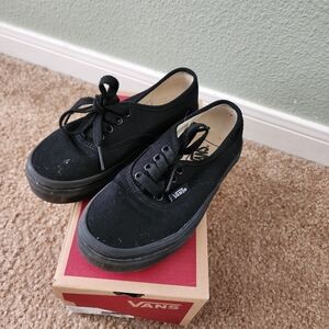 Vans Kids Classic Black Sneakers